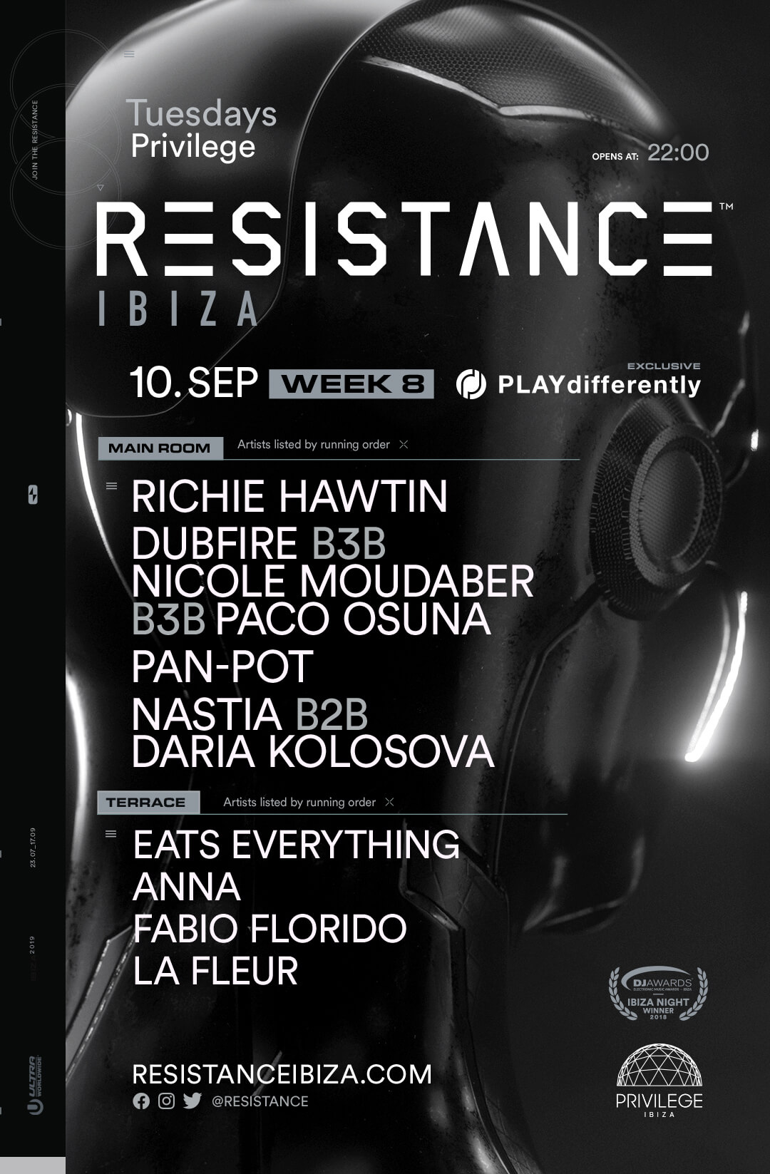 PLAYdifferently Resistance Ibiza 2019